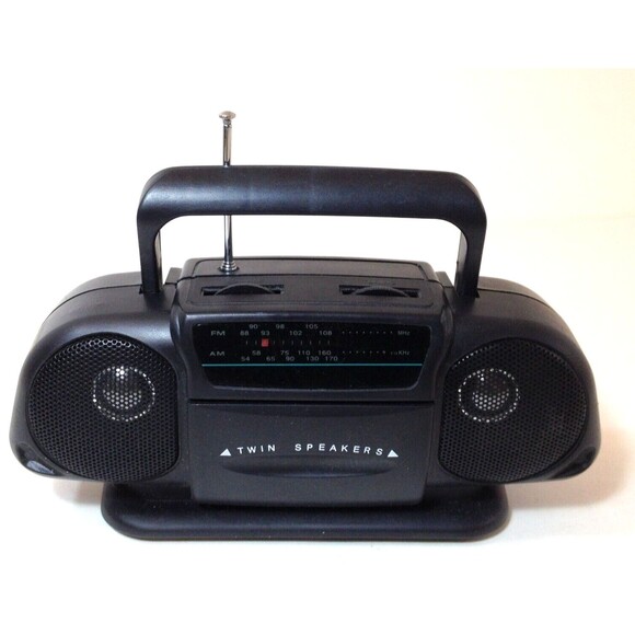Vintage Baby Boom Box AM/FM Portable Mini Radio Tested Good - Picture 9 of 10